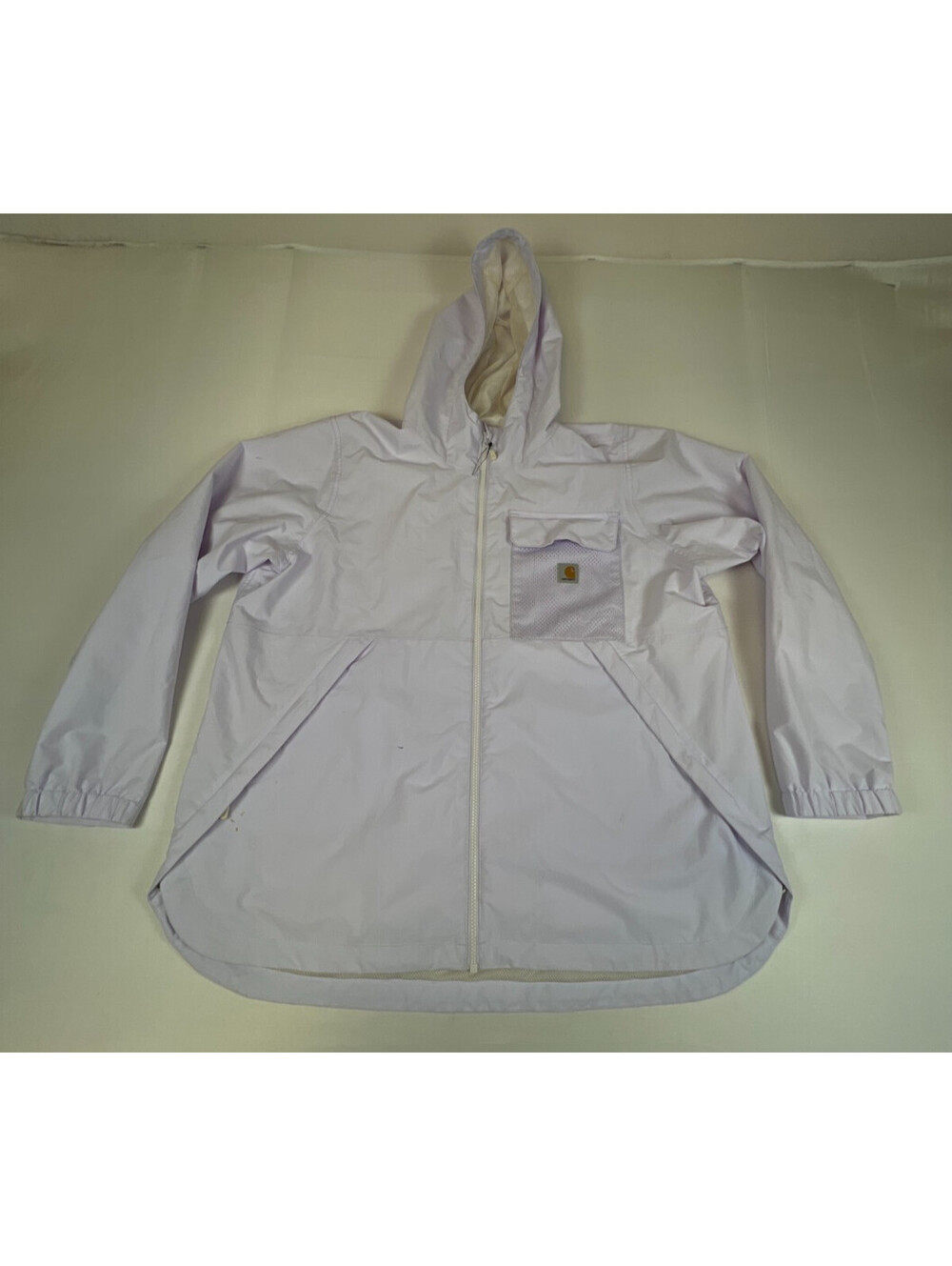 Carhartt Womens Storm Defender Lightweight Hooded Windbreaker Jacket Lilac XL